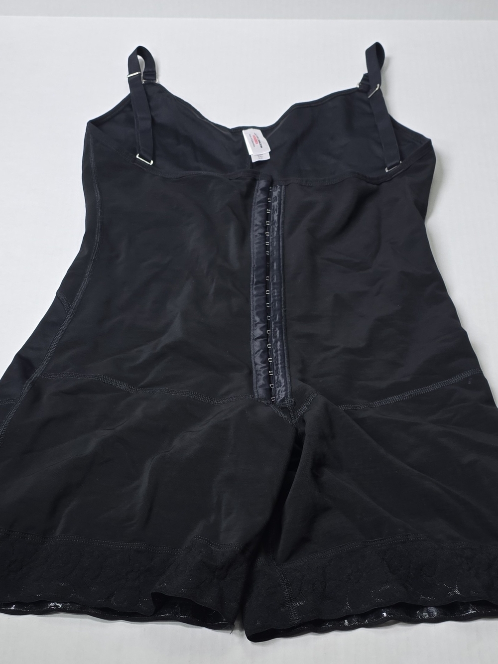 Jack London Black Full-Body Shapewear Romper with Adjustable Straps